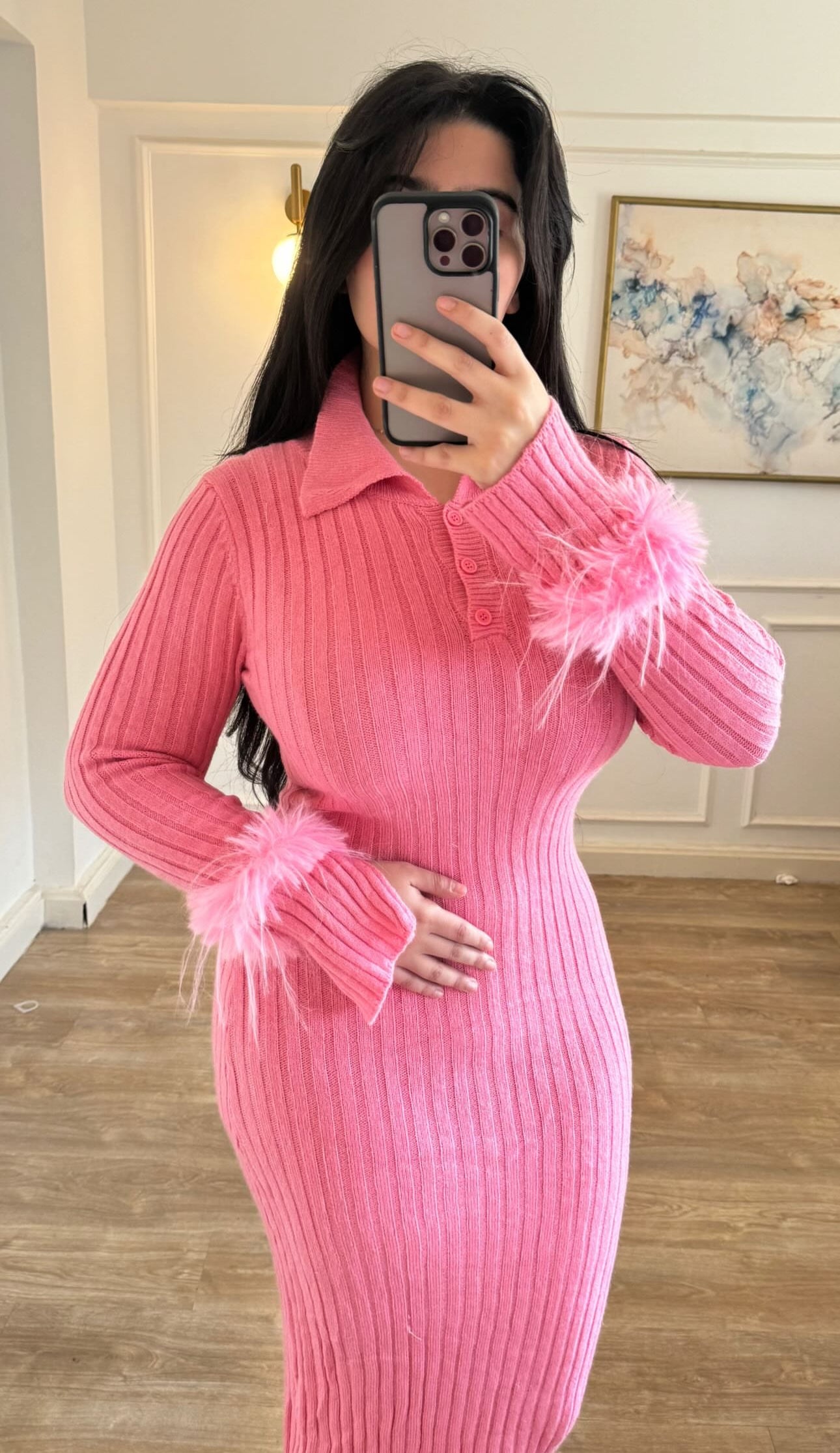 Pink dress