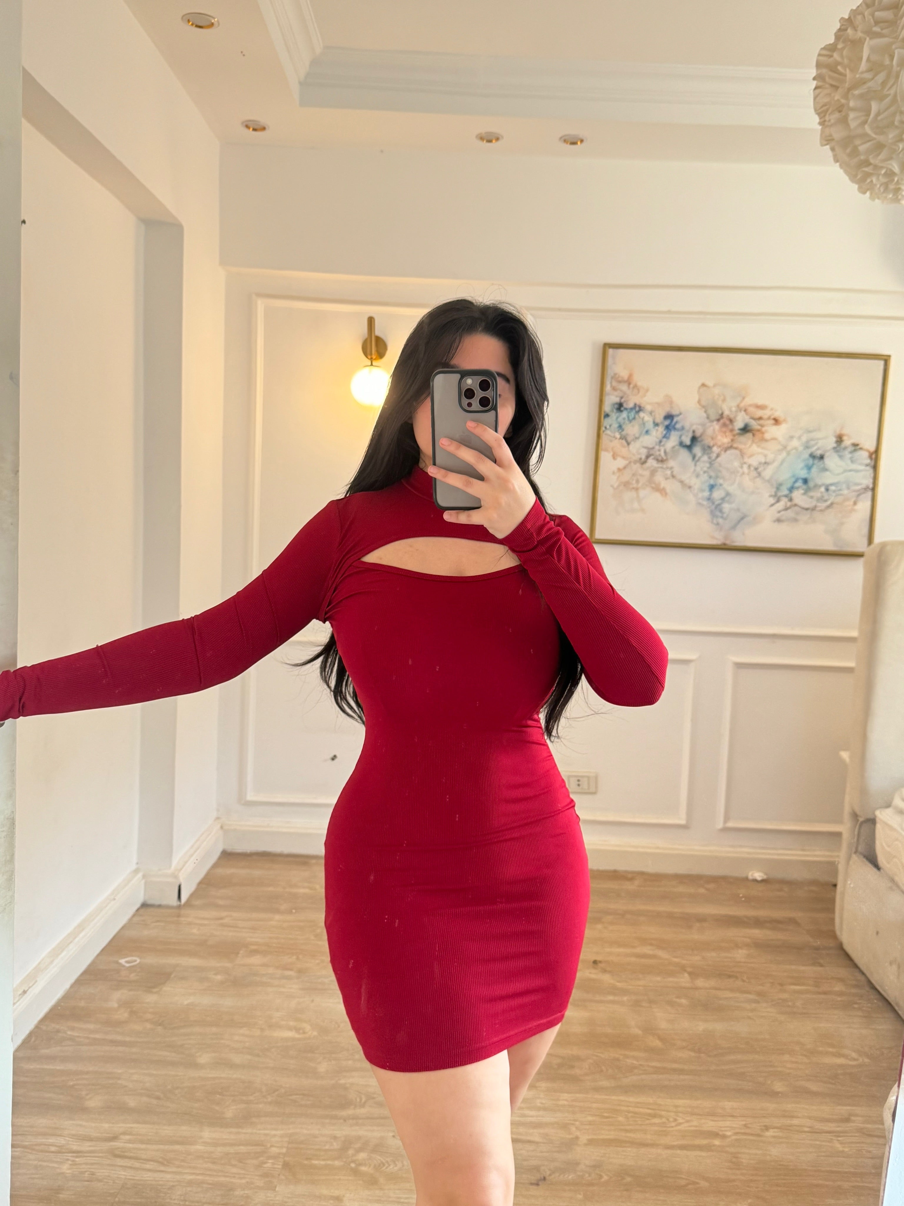 Red dress