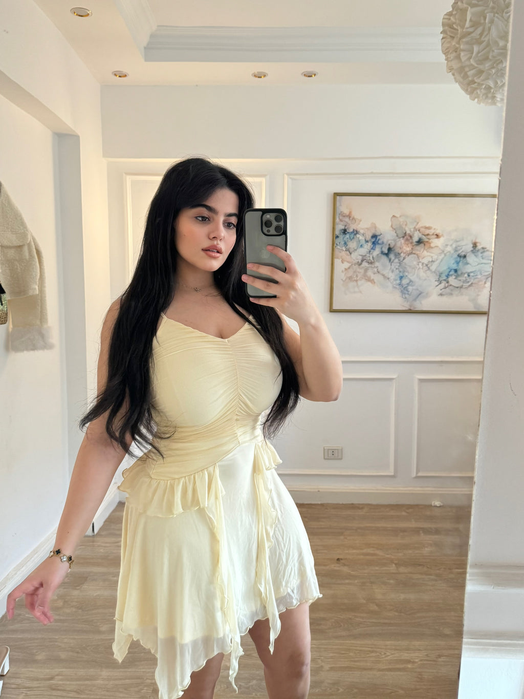 Yellow dress