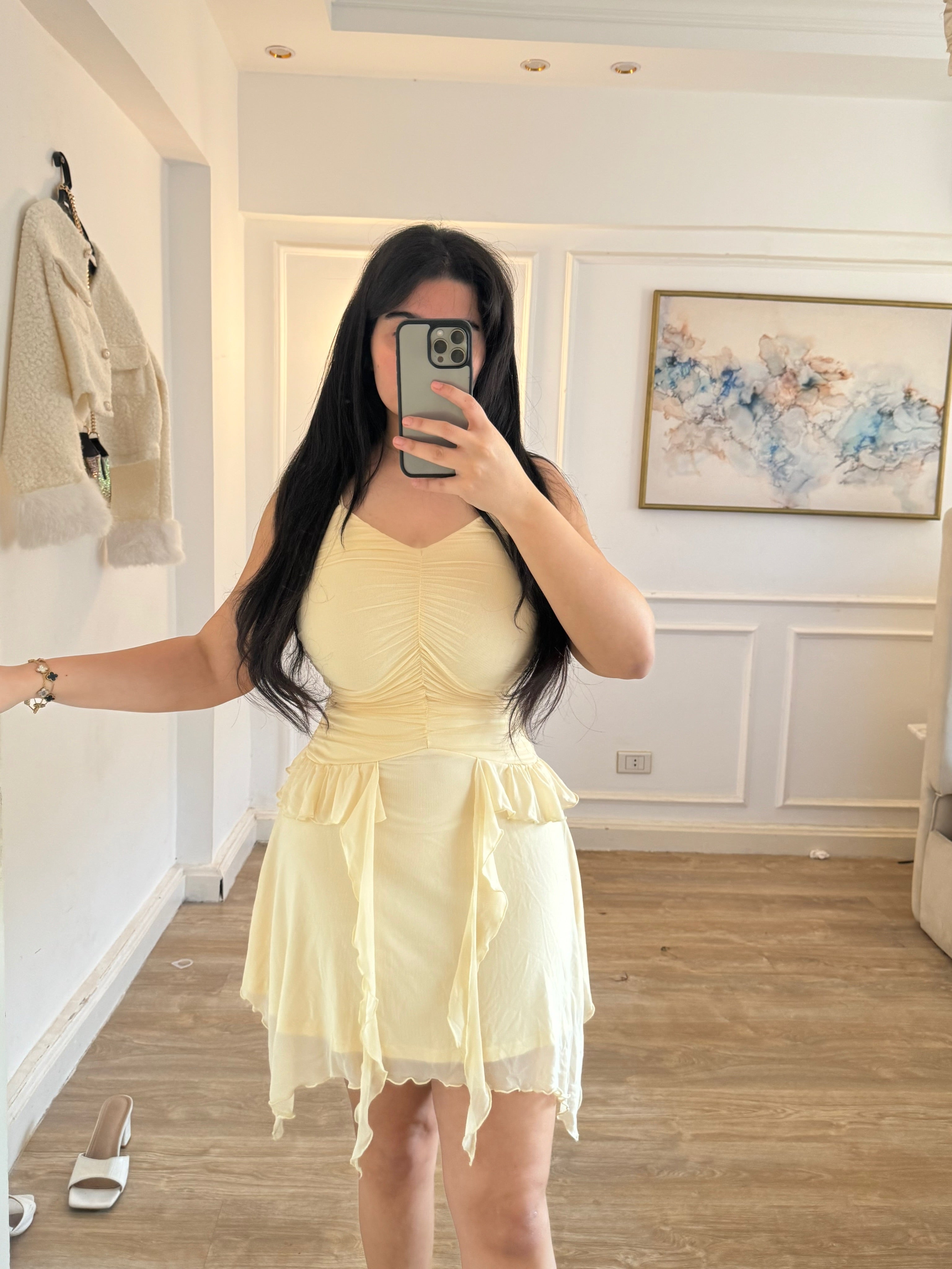 Yellow dress
