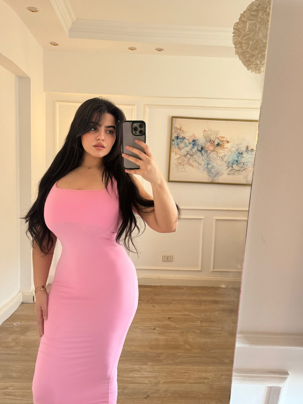 Pink dress