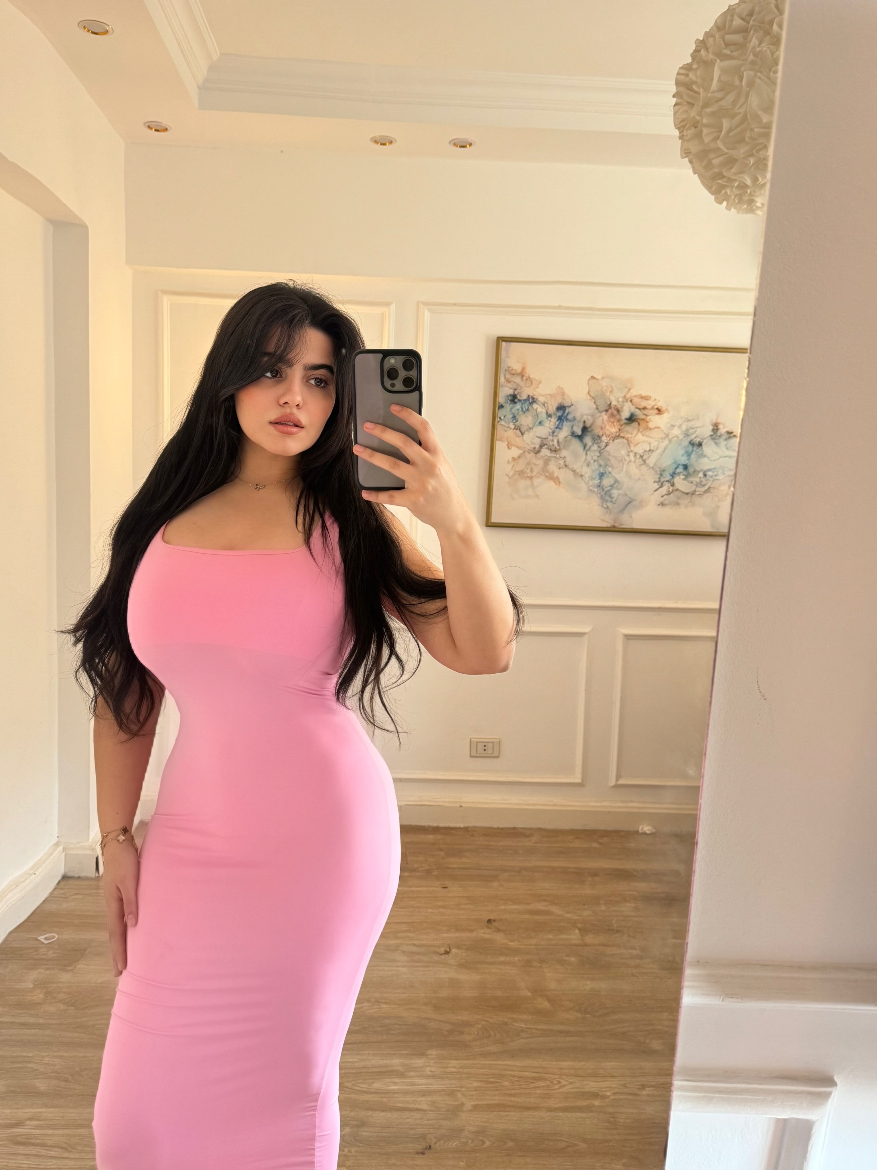 Pink dress