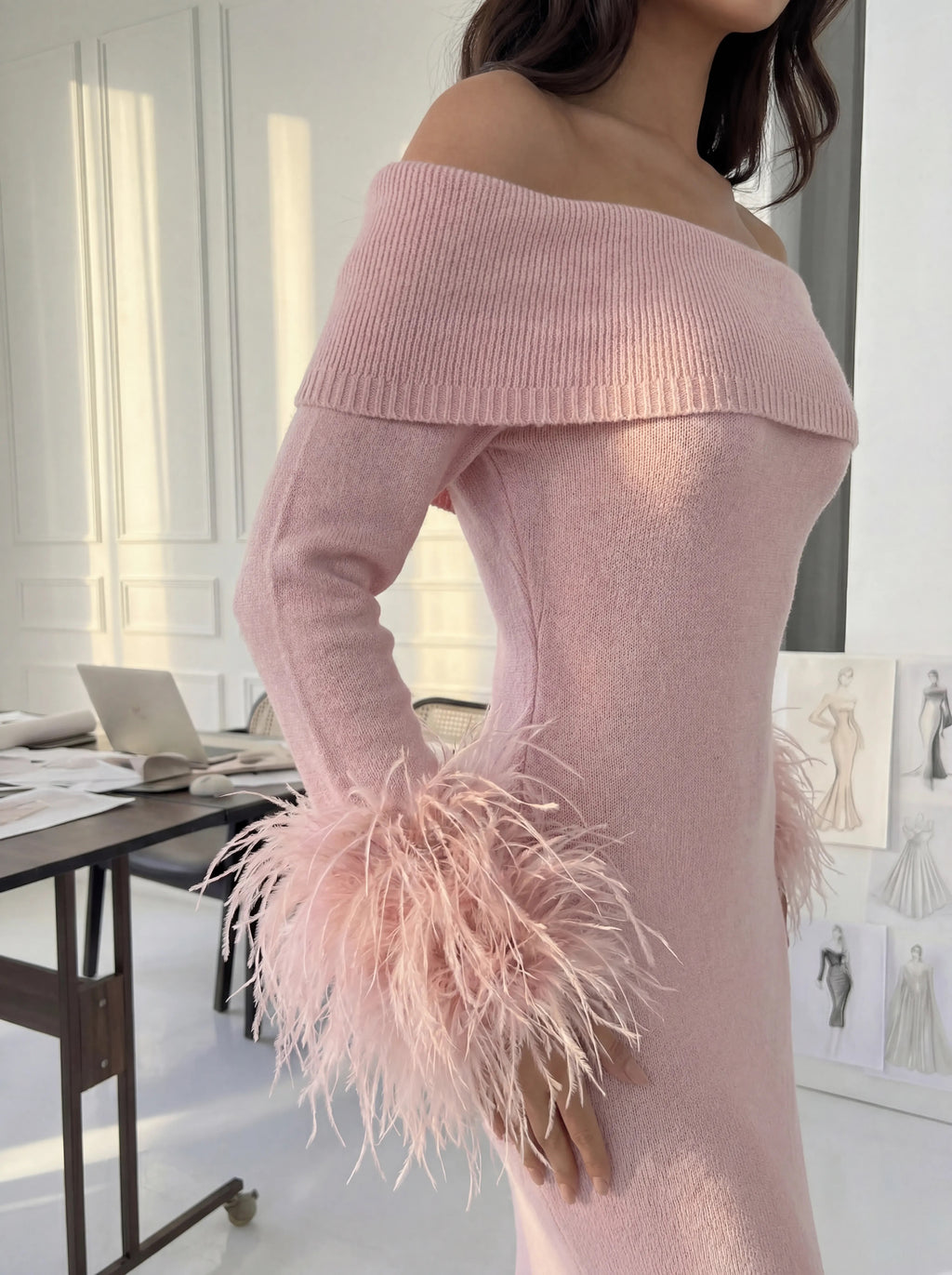 Maxi sweater dress