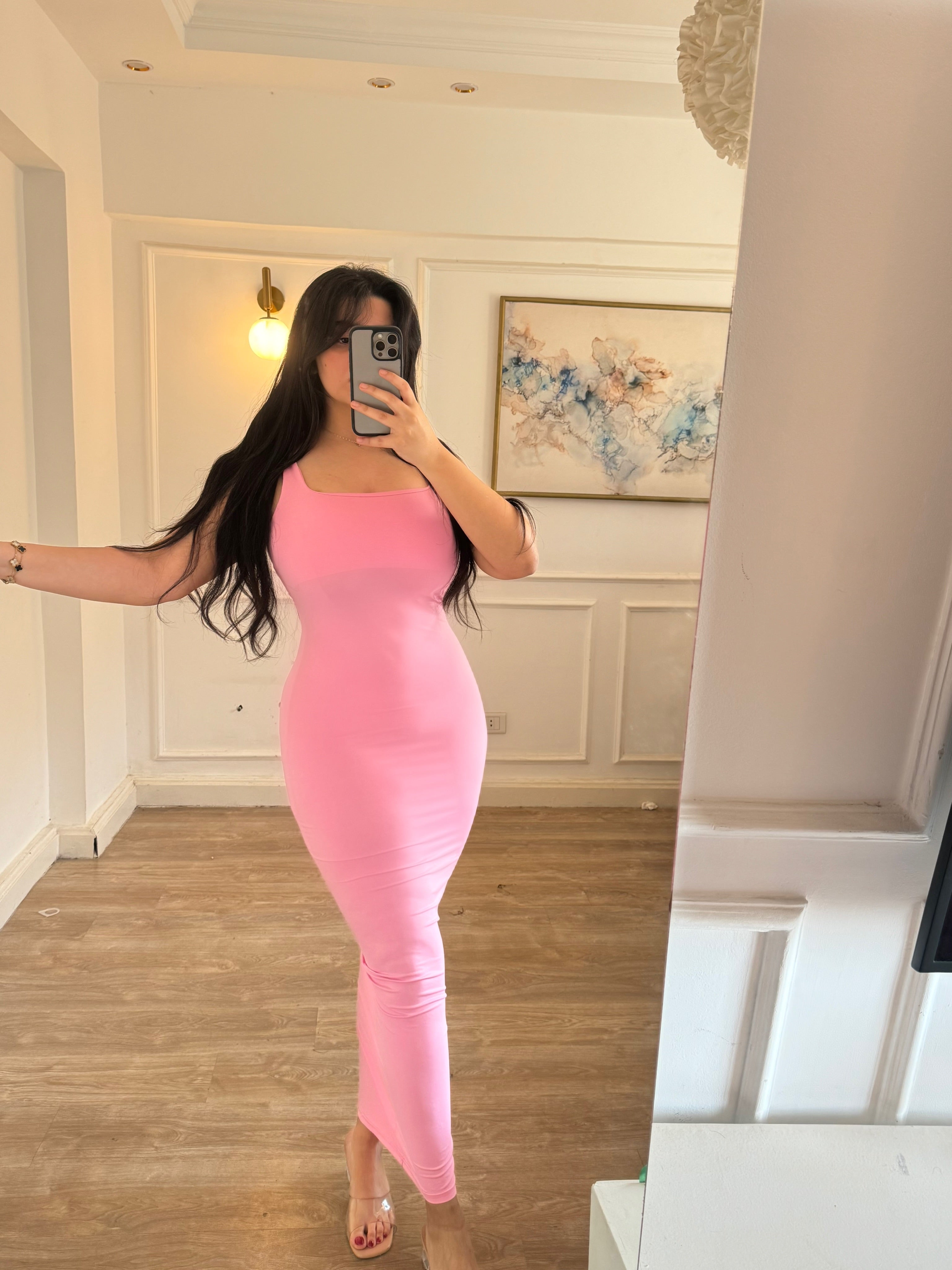 Pink dress