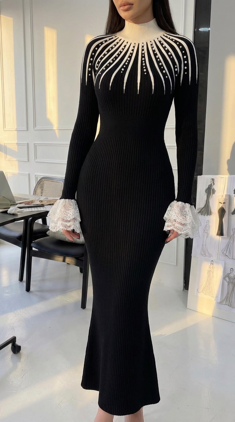 Lace sweater