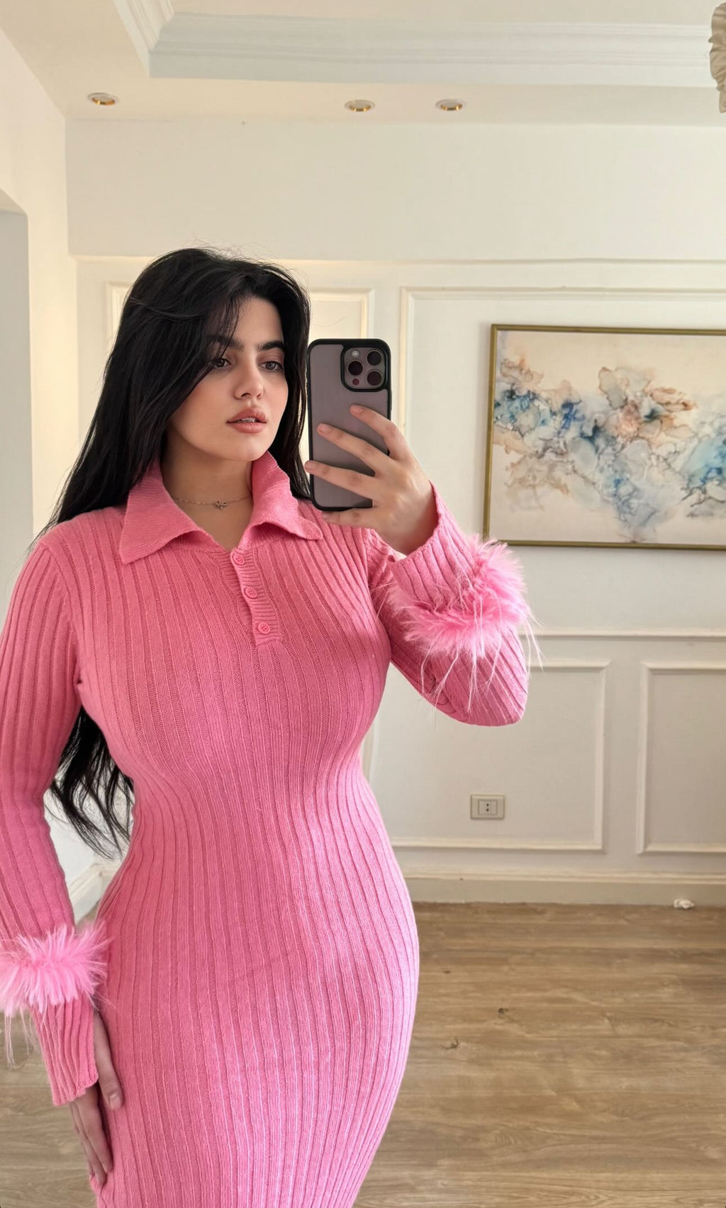 Pink dress