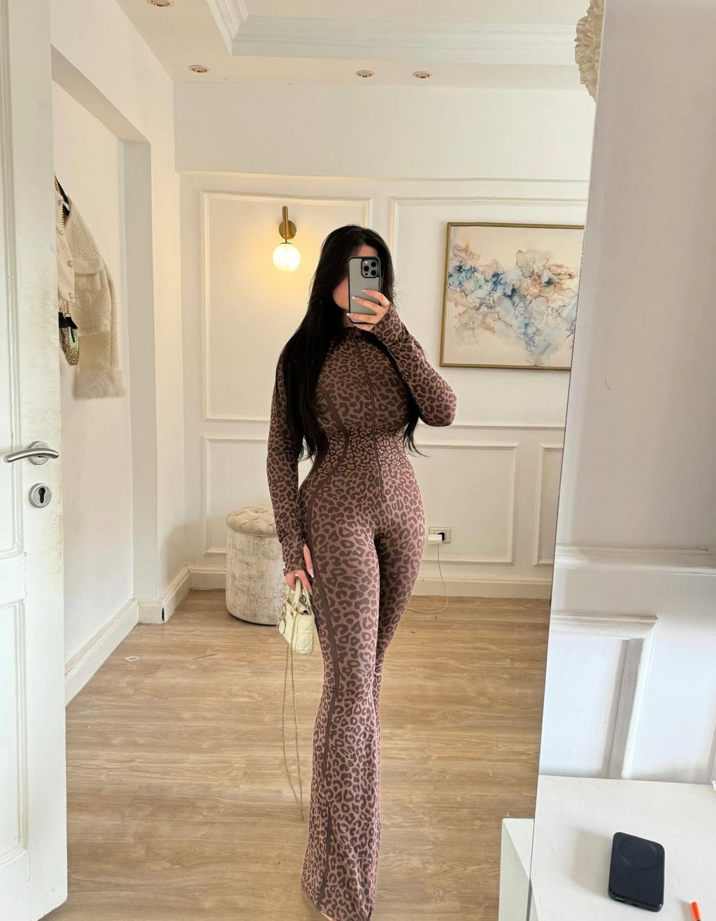 Leopard jumpsuit