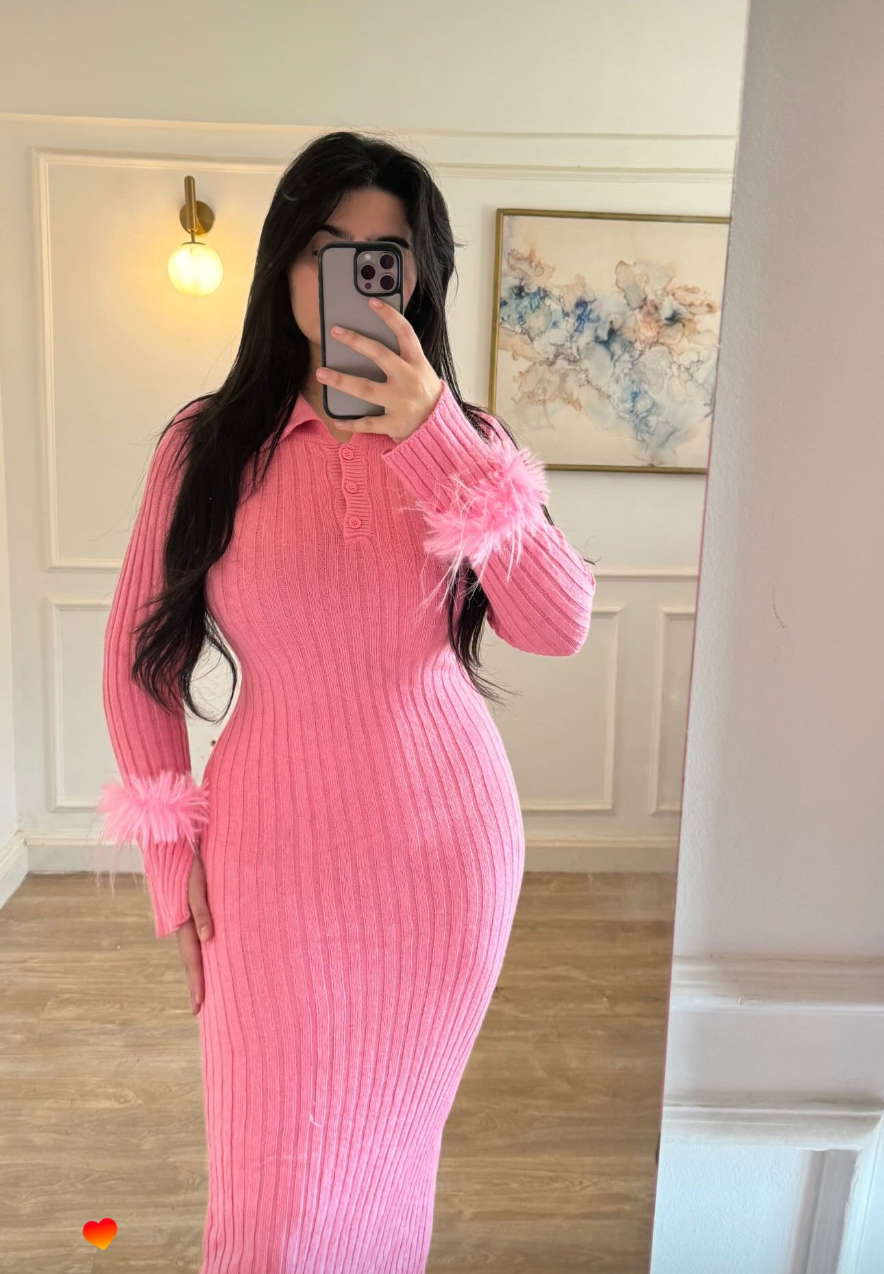 Pink dress