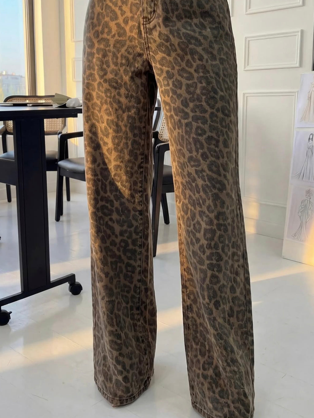 Leopard pants