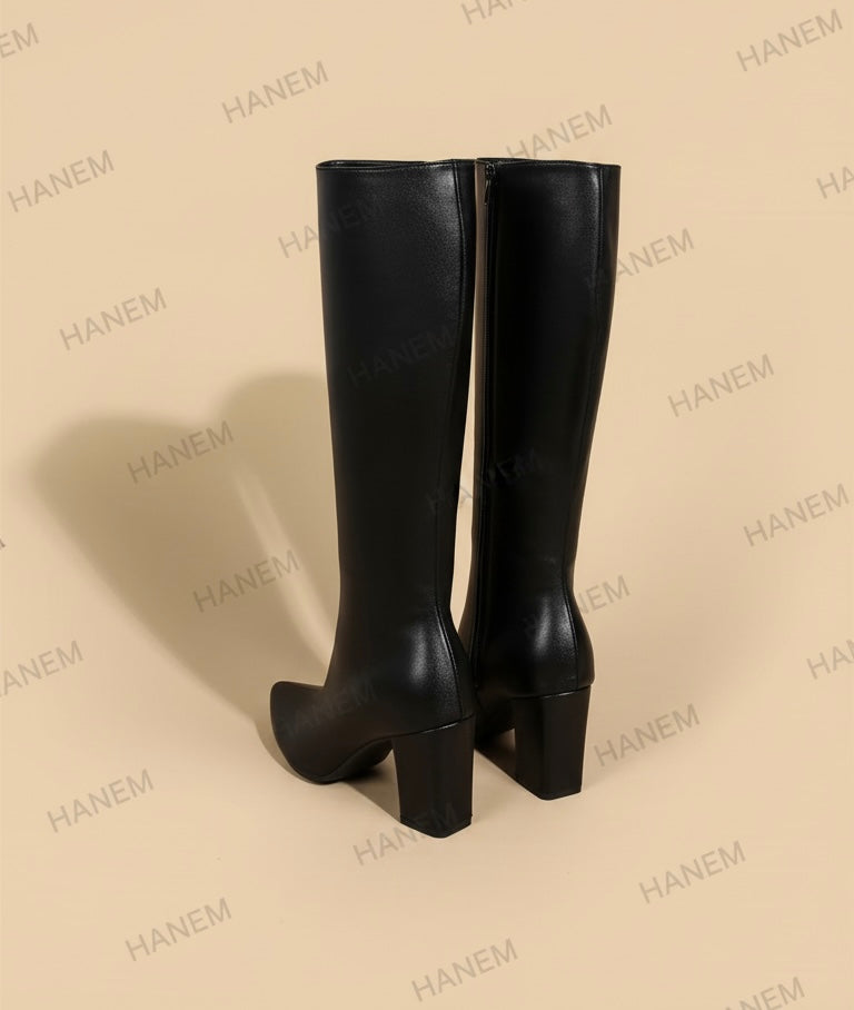 Classic Block-Heel Boots