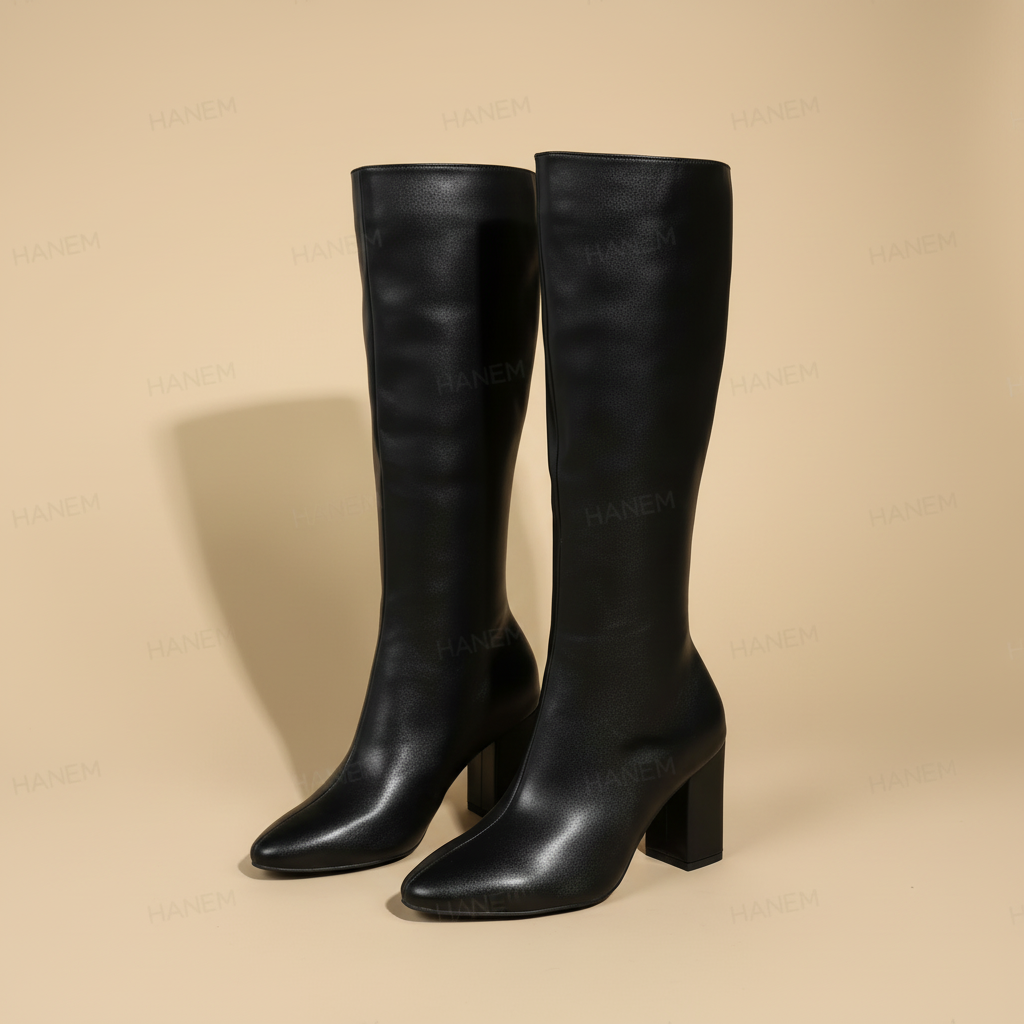 Classic Block-Heel Boots