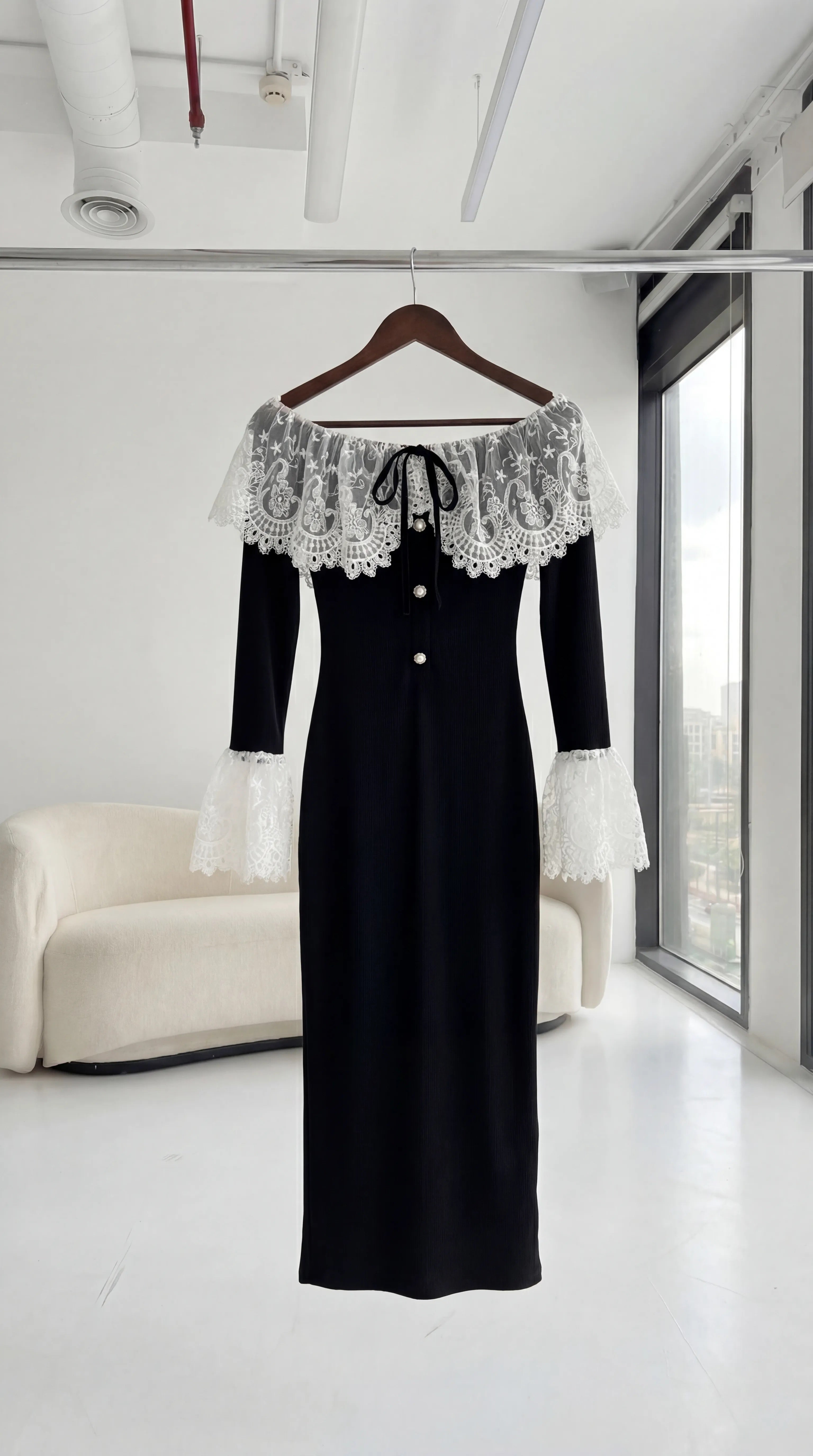 embroidery off shoulder