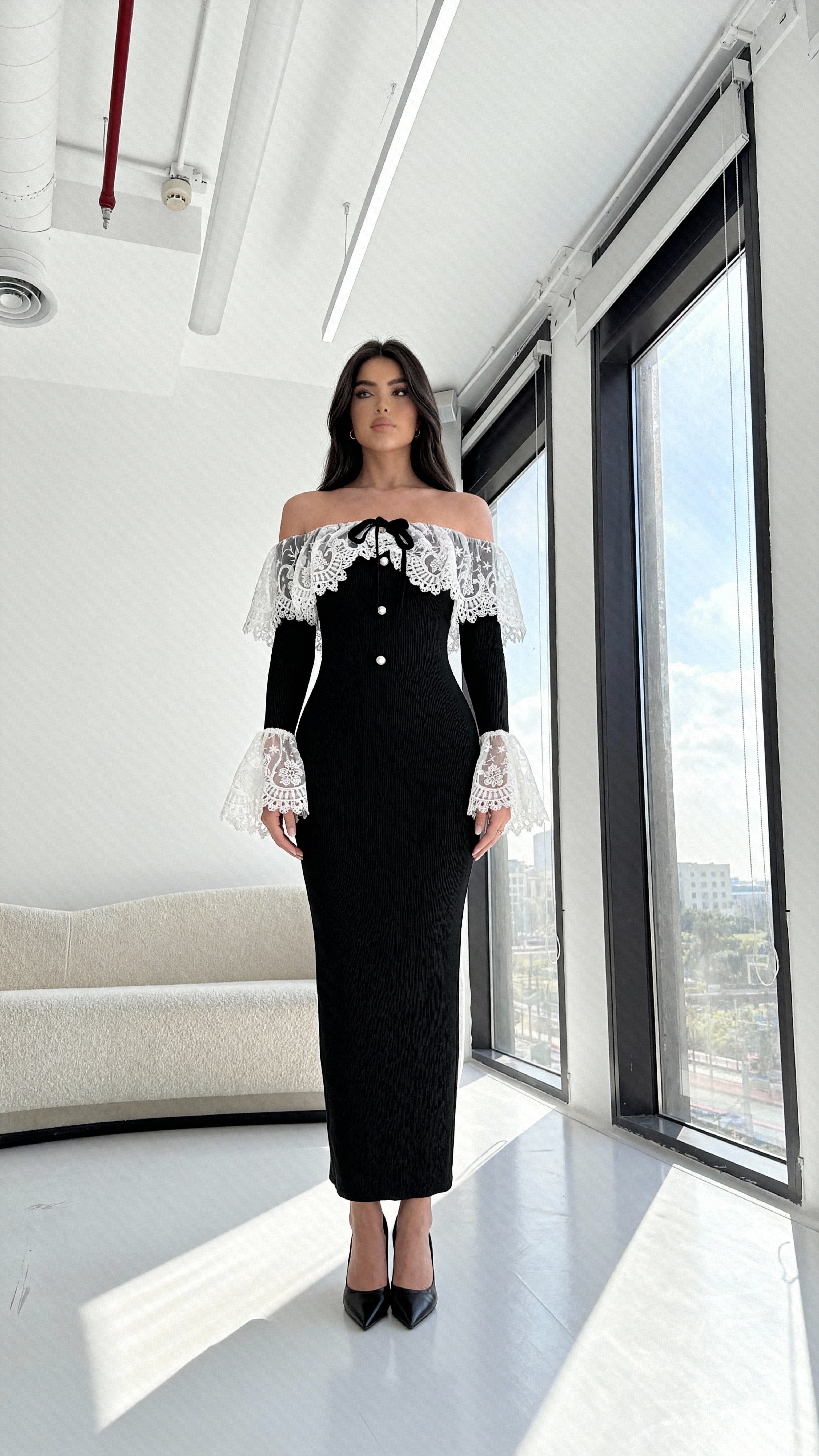 embroidery off shoulder