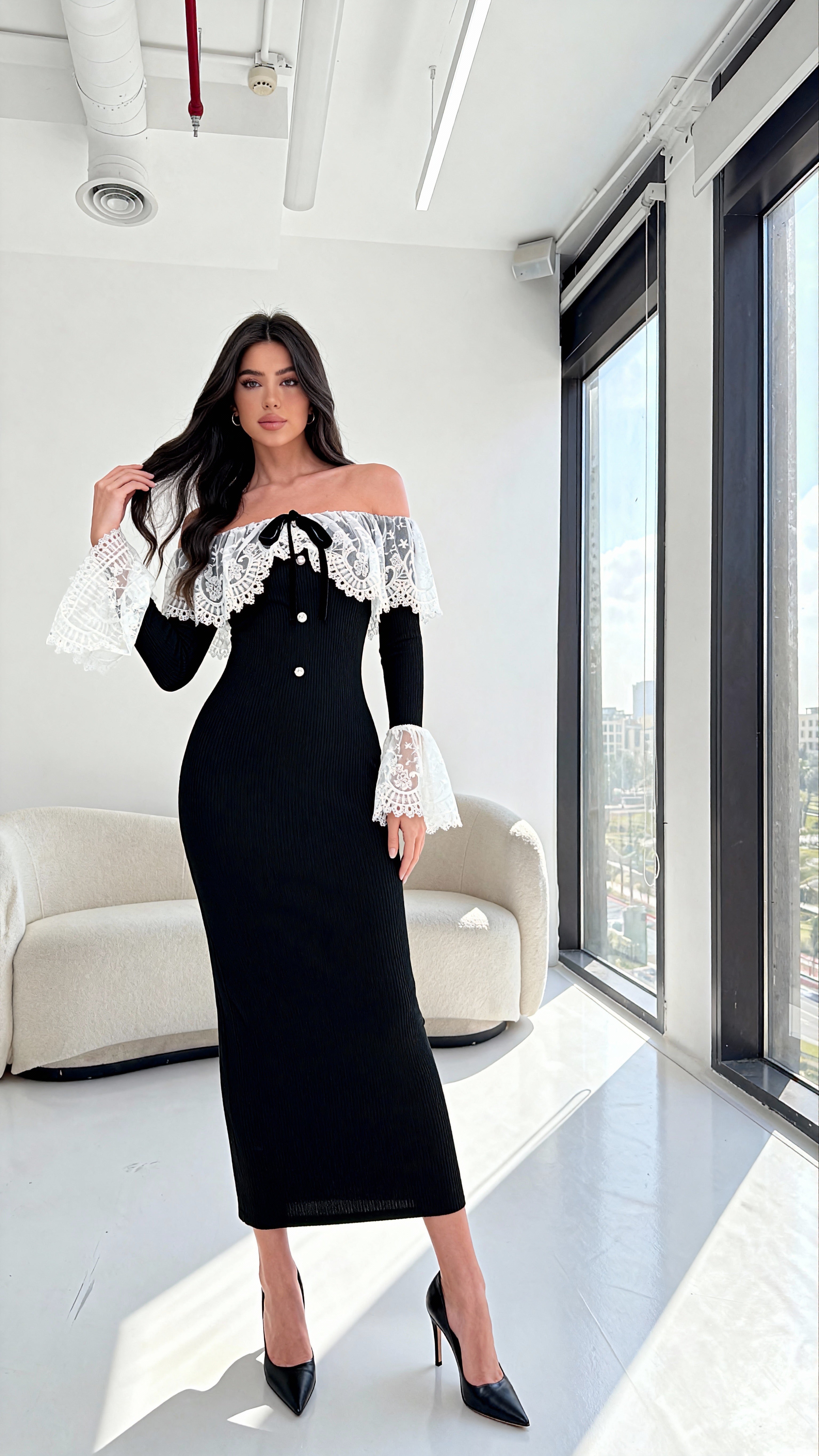 embroidery off shoulder